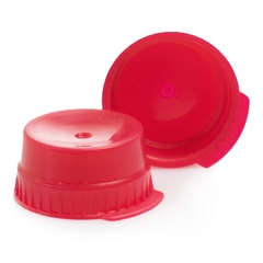 McKesson Tube Closure Polyethylene Snap Cap Red 16 mm For Use with 16 mm Blood Drawing Tubes, Glass Test Tubes, Plastic Culture Tubes NonSterile, 1000/BG