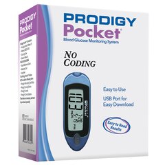 MON1082215EA - Prodigy Diabetes Care - Pocket Blood Glucose Meter Prodigy Diabetes Care No Coding