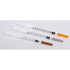 MON775424BX - Sol-Millennium Medical - Sol-Care™ Tuberculin Syringe with Needle, 100/BX