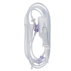 B. Braun Primary IV Administration Set Caresite 15 Drops / mL Drip Rate 104 Inch Tubing 2 Ports, 50/CS
