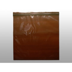Elkay Plastics Reclosable Bag 4 X 6 Inch LDPE Amber Zipper / Seal Top Closure