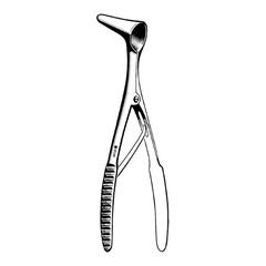 Sklar Nasal Speculum Econo Vienna 5-1/2 Inch Length Pakistan Stainless Steel Large 35 mm Blades, 25/CS
