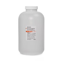 McKesson Irrigation Solution 0.9% Sodium Chloride Not for Injection Bottle 1,000 mL, 1/EA