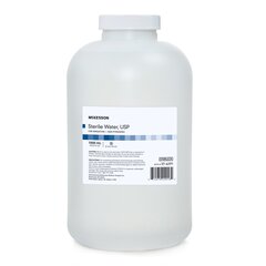 McKesson Irrigation Solution Sterile Water for Irrigation Not for Injection Bottle 1,000 mL, 6/CS
