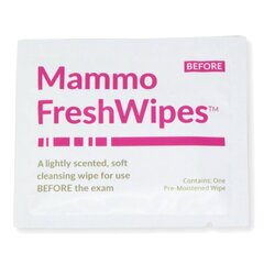 Precision Dynamic Mammography Wipe Freshwipes Individual Packet Water / Alcohol / Potassium Sorbate Scented 50 Count, 500 EA/CS