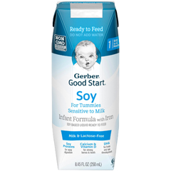 MON1087801CS - Nestle Healthcare Nutrition - Infant Formula Gerber®Good Start®Soy 8.45 oz. Carton Ready to Use, 16/CS