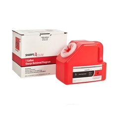 Post Medical Mailback Sharps Container Sharps Assure 9 L x 5-1/2 W x 7-3/10 H