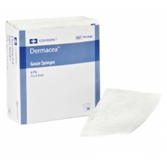 Cardinal Health Gauze Sponge Dermacea™ Rayon/Polyester 6-Ply 4
