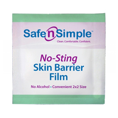 Safe n Simple Skin Barrier Applicator Safe N Simple No-Sting 60% / 20% Strength Purified Water / Polyvinylpyrrolidone / Glycerin Individual Packet Sterile