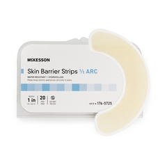 McKesson Skin Barrier Strip Adhesive Universal Size Flange Universal Hydrocolloid Shape-to-Fit 1