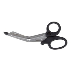 McKesson Trauma Shears Medicut™ Black 5-1/2 Inch Length Medical Grade Stainless Steel Finger Ring Handle Blunt Tip / Blunt Tip