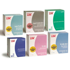 MON665951BX - Alere - Test Cassette Cholestech LDX® Total Cholesterol, HDL, Glucose For Cholestech LDX® 10 Cassettes per Box