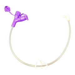 Vesco Medical Enteral Feeding Extension Set Vesco 12 Inch, Right Angle, NonSterile, 10/CS