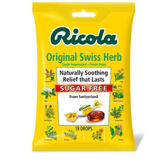Dot Foods Cold and Cough Relief Ricola&reg; Sugar-Free 4.8 mg Strength Lozenge 19 per Bag
