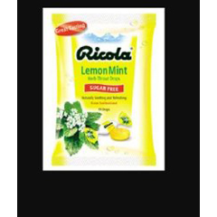 Dot Foods Cold and Cough Relief Ricola Sugar-Free 1.1 mg Strength Lozenge 19 per Bag, 1 Bag