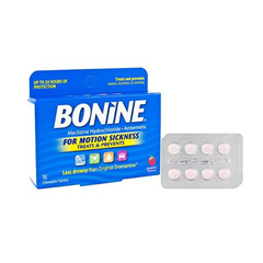 Emerson Healthcare Nausea Relief Bonine&reg; 25 mg Strength Chewable Tablet 16 per Box