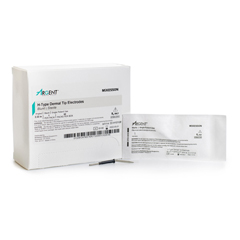 McKesson Dermal Tip Electrode Blunt Angled Blade Tip Disposable Sterile, 50 per Box