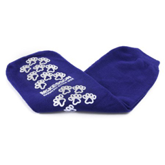 MON480453CS - McKesson - Slipper Socks Bariatric, Extra Wide Royal Blue Above the Ankle