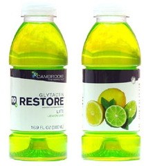 Cambrooke Foods PKU Oral Supplement Glytactin Restore Lite Lemon Lime Flavor 16.9 oz. Bottle Ready to Use, 12/CS
