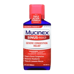 Mucinex Severe Sinus Cold and Sinus Relief Mucinex® Severe Sinus 650 mg ...