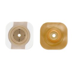 Hollister Skin Barrier New Image Pre-Cut, Standard Wear Tape Borders 1-3/4 Inch Flange Green Code Flexwear 7/8 Inch Stoma, 5/BX