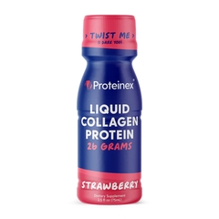 Llorens Pharmaceutical Oral Protein Supplement Proteinex 2go Strawberry Flavor 2.5 oz. Bottle Ready to Use, 48/CS