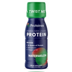 Llorens Pharmaceutical Oral Protein Supplement Proteinex 2go Watermelon Flavor 2.5 oz. Bottle Ready to Use, 48/CS