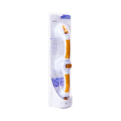 McKesson Rotating Suction-Cup Grab Bar White / Yellow, 1/EA