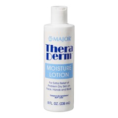 Major Pharmaceuticals Hand and Body Moisturizer Thera Derm 8 oz. Bottle Unscented Lotion, 1/EA