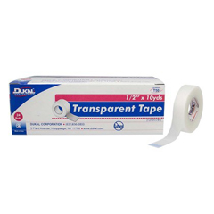MON931566BX - Dukal - Dukal™Transparent Medical Tape (T110), 12RL/BX
