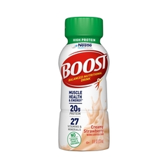 Nestle Healthcare Nutrition Oral Supplement Boost&reg; High Protein Creamy Strawberry Flavor Ready to Use 8 oz. Bottle, 1/EA