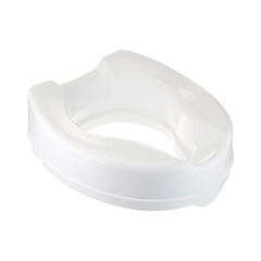 Patterson Medical Raised Toilet Seat Savanah 4 Inch Height White 420 lbs. Weight Capacity