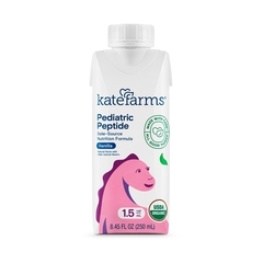 Kate Farms Pediatric Oral Supplement / Tube Feeding Formula Pediatric Peptide 1.5 Vanilla Flavor 8.5 oz. Carton Ready to Use