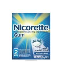 Glaxo Smith Kline Stop Smoking Aid Nicorette&reg; 2 mg Strength Gum