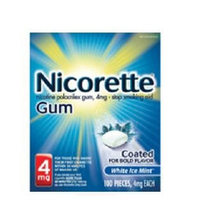 Glaxo Smith Kline Stop Smoking Aid Nicorette&reg; 4 mg Strength Gum