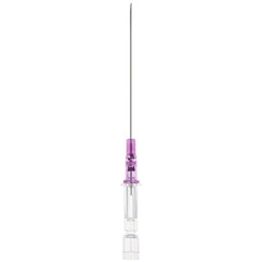 B. Braun Peripheral IV Catheter Introcan Safety&reg; Deep Access 20 Gauge 2-1/2 Inch Polyurethane Straight Hub Non Blood Control Passive Safety, 200/CS