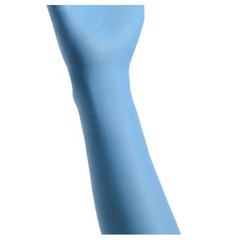 Cardinal Health Exam Glove Cardinal Health Decontamination Small NonSterile Nitrile Extended Cuff Length Fully Textured Blue Chemo Tested, 500/CS