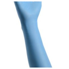 Cardinal Health Exam Glove Cardinal Health Decontamination Medium NonSterile Nitrile Extended Cuff Length Fully Textured Blue Chemo Tested, 50 per Box
