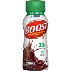 Nestle Healthcare Nutrition Oral Supplement Boost&reg; High Protein Rich Chocolate Flavor Ready to Use 8 oz. Bottle, 1/EA