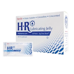 HR Pharmaceuticals Lubricating Jelly HR One Shot 3 Gram Individual Packet Sterile, 1440 EA/CS