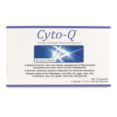 Solace Nutrition Oral Supplement Cyto-Q Orange Pineaple Flavor 10 mL Liquipak Ready to Use, 1/ EA