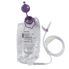 McKesson Gravity Feeding Bag Set 1200 mL, 30/CS