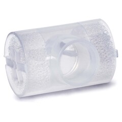 McKesson Heat and Moisture Exchanger-Trach 25 mg H20 @ VT 500 mL 2.6 cm H2O @ L / min