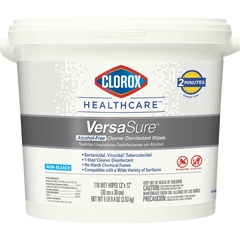 MON1110730CS - Healthlink - Clorox Healthcare VersaSure Surface Disinfectant Cleaner Premoistened Wipe 110 Count Pail Disposable Scented NonSterile, 2 EA/CS