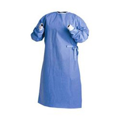 MON251111CS - Cardinal Health - Non-Reinforced Surgical Gown with Towel Astound® Large Unisex AAMI Level 3 Sterile Blue, 20/CS