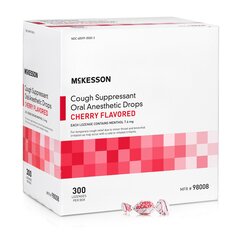 McKesson Cold and Cough Relief Brand 7.6 mg Strength Lozenge 300 per Box, 300/BX