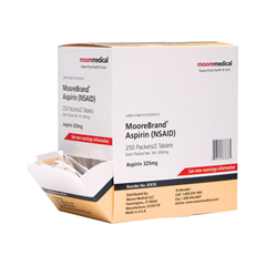 McKesson Pain Relief 325 mg Strength Aspirin Tablet 250 per Box