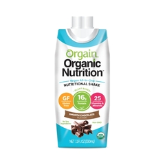 Orgain Oral Protein Supplement Organic Nutrition™ Vegan Chocolate Flavor, 11 oz., Carton, Ready to Use, 12/CS