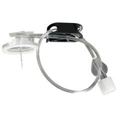 B. Braun Huber Needle Infusion Set Surecan Safety II 20 Gauge 3/5 Inch 8 Inch Tubing Caresite Needleless Port, Y-site Injection Port