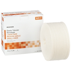 McKesson Tubular Support Bandage Spandagrip 3 Inch X 11 Yard Standard Compression Pull On Natural Size D NonSterile, 1/BX